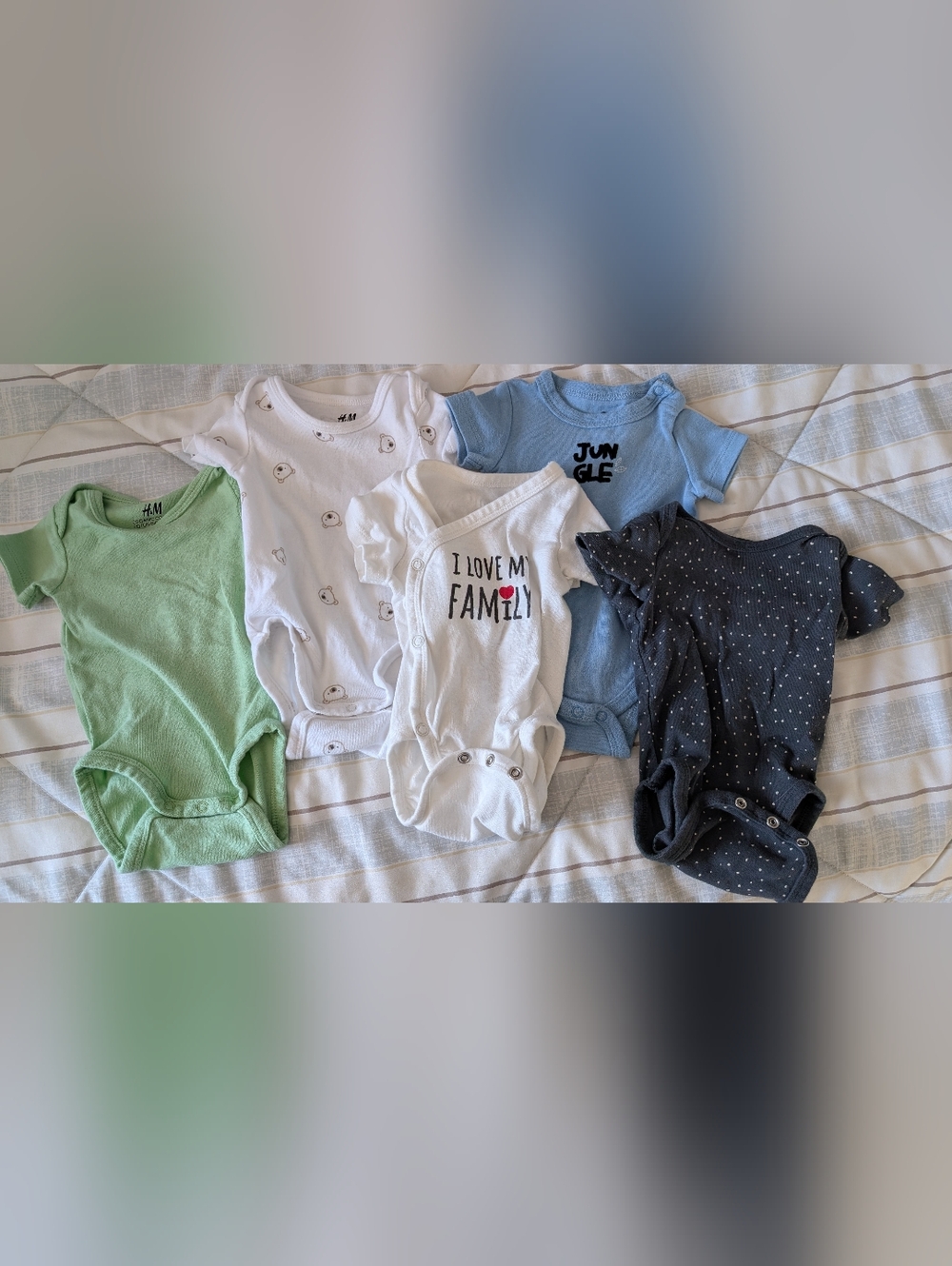 Lot of newborn Onesies